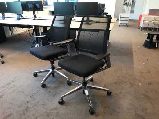 Fauteuil de bureau Interstuhl (2x)