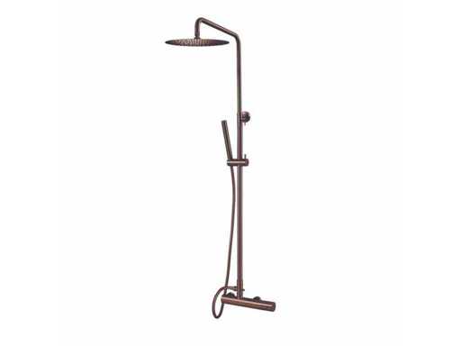 Qisani - Flow - Thermostatic shower system - Copper