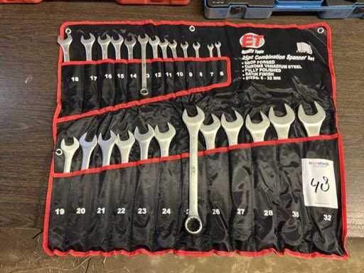 ET Quality Tools Steek- en ringsleutel set