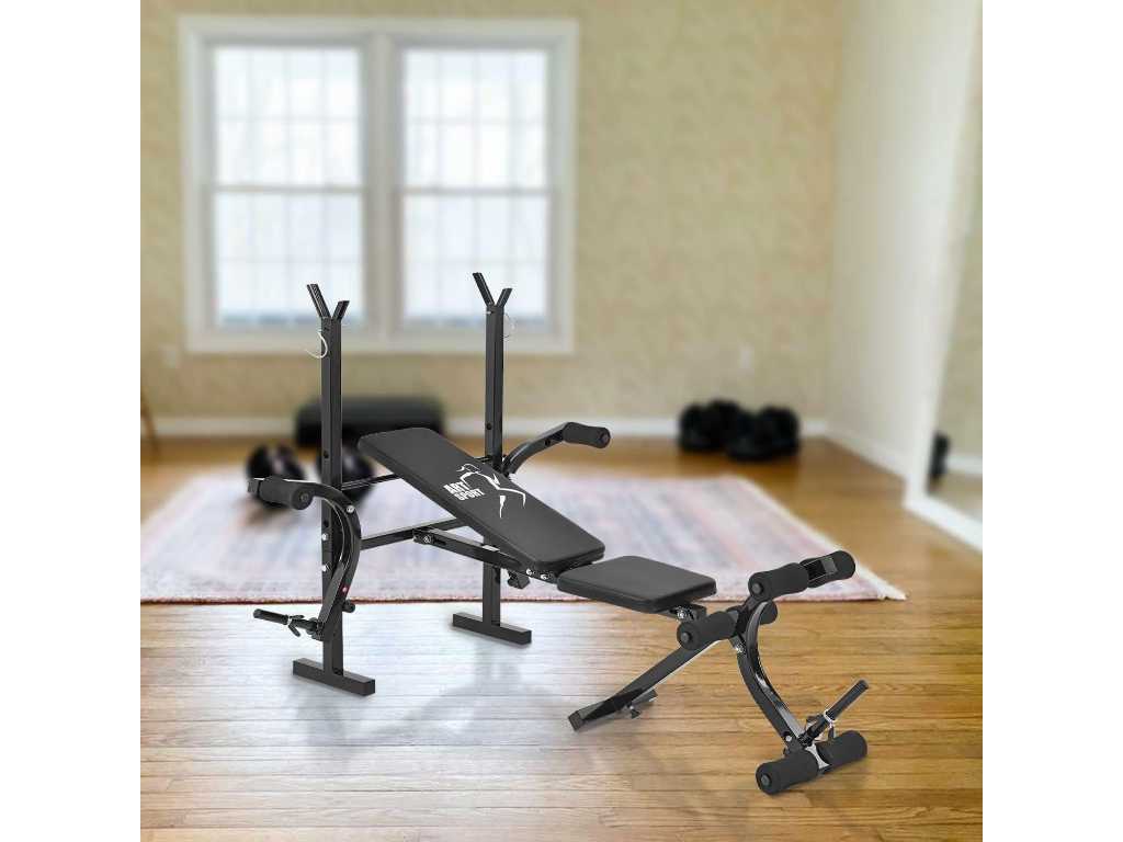 2 x ProfiGym1000 Multifunctional Weight Bench