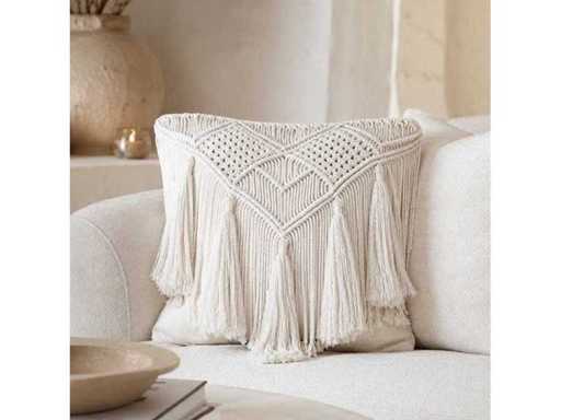 4Shine - Macramé sierkussen Bloom – 4shine - Decorative cushions (5x)