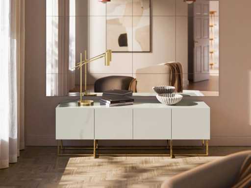 Joe Wooden Base TV Stand - Westwing Collection