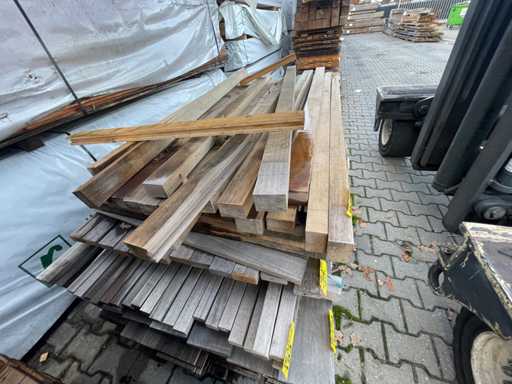 Caribbean Oak rules planed 1500x65x45mm (18x)