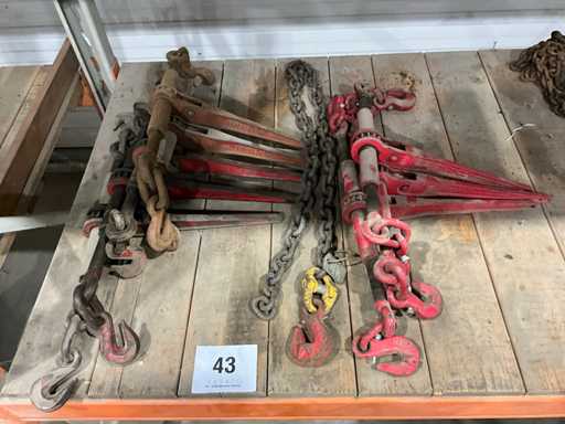 Ketten-Ratschenspanner (8x)