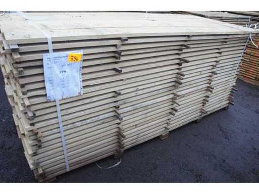 1,52 m³ Eiken planken 22mm