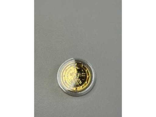 2 euro pozłacane - Cavour