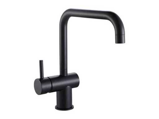 Kitchen mixer tap matt black