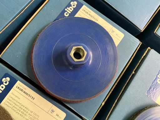 Cibo Compact grain grip 400 disc 125/75 box scouring sponges (4x)