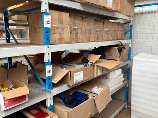 Batch of empty storage boxes unused