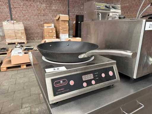CaterChef – Professioneller Induktionskeller 3100W mit Wokpfanne