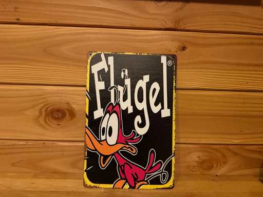 Metalen reclamebord 30x20cm