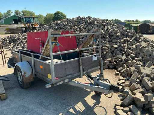 Mosa TS 350 SXL-BC Welding machine/Generator on trailer