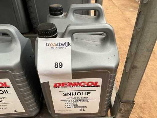 Denicol,inhoud 5 liter Draadsnijolie (2x)