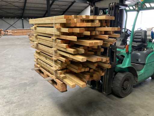 Lot de grinzi de pin 80-180x6,5x4,5 cm