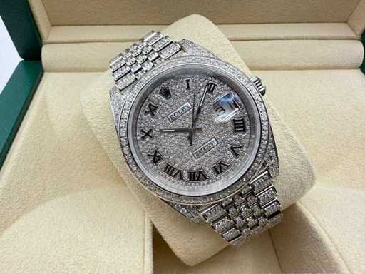 Rolex Datejust 41 | 126300 | Full "ICED" out with natural diamonds | Jubilee