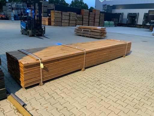 Tavola da giardino di classe rossa 5000x180x18mm (162x)