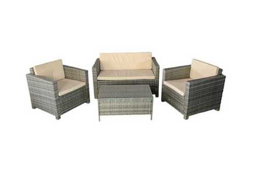 MaxxGarden 88689 Loungeset 4 persoons wicker