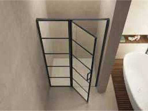 Wiesbaden Horizon 120x200cm Porta a nicchia con pannello fisso