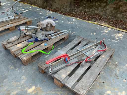 Scie à tronçonner et coupe-carreaux