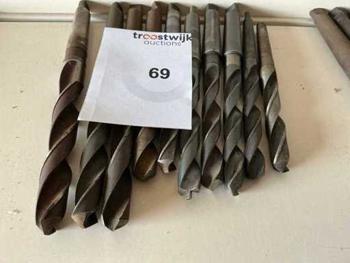 Lot Metal Drills HSS (10x)
