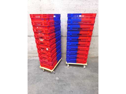 (X2) 250kg transport trolley + 10 cases
