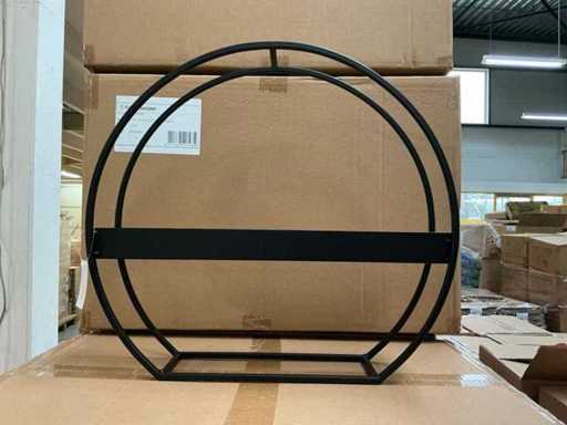 Partij Tray Deco Round H43,5cm Iron (48x)