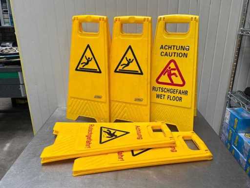 Warning sign (5x)