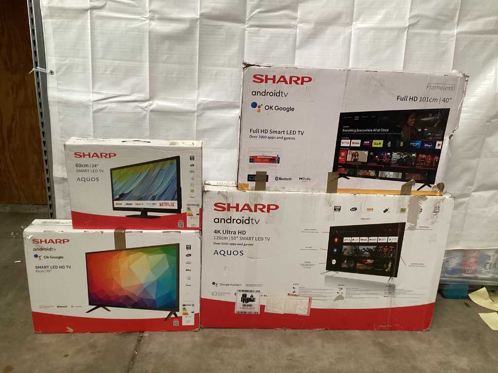 Sharp - Televisions (4x)