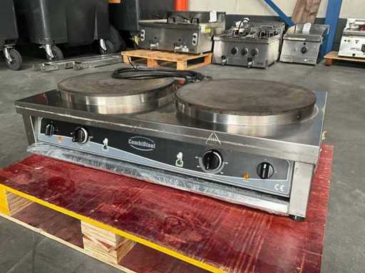 Combisteel Elektrische crêpemaker (dubbel)