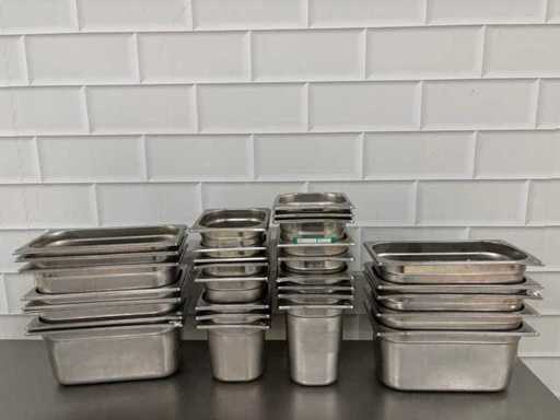 Oțel inoxidabil - Tavă Gastronorm (30x)