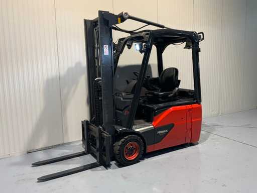 Linde E16-02 Vorkheftruck, duplex, red spot