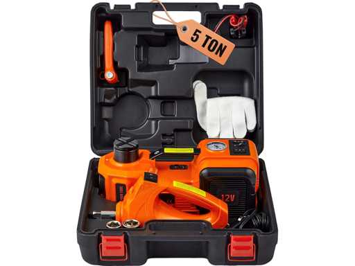 Cric électrique 5 tonnes pour voiture, cric hydraulique