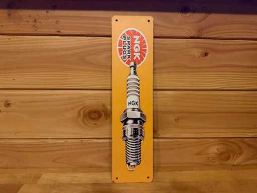 Metal advertising sign 40x10cm