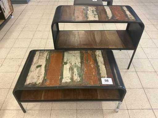 Wandmeubel en salontafel