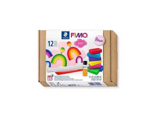 Fimo Soft Basic Modeling Clay (8x)