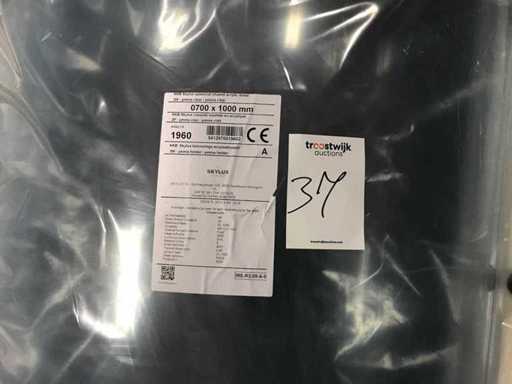 Skylux skylight with curb – 70 × 100 cm