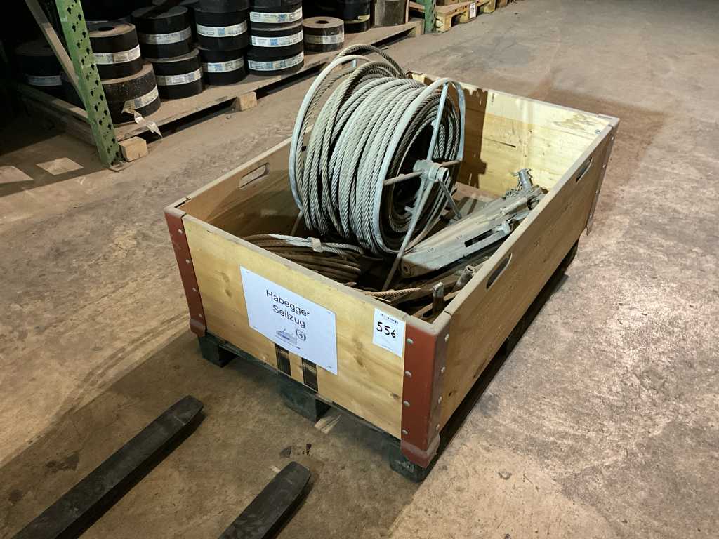 Habegger wire rope hoist (3x)