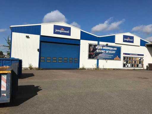 Demountable steel shed 34.5x30 meters