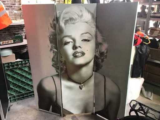 Paraptyk Marilyn Monroe pokoju 145 x 165 cm Tryptyk dwustronny