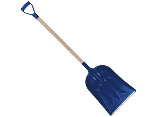 Łopata do śniegu lub zboża wzmocniona PP