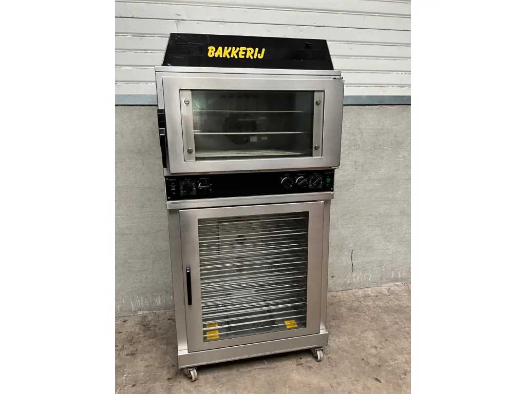 Convection oven with proofer