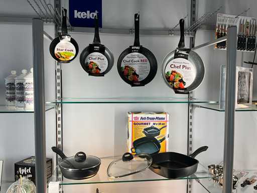 Ssw/Gsw Pannenset en sauteuses met deksels (6x)