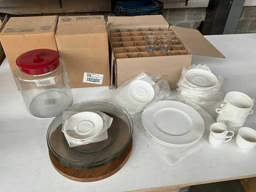 Anchor Hocking Mix lot Various tableware