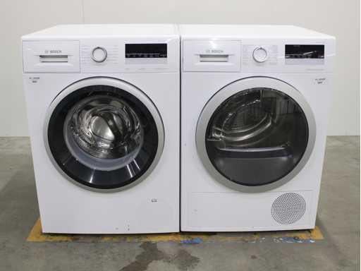 Bosch Series|4 AquaStop EcoSilence Drive Washing Machine & Bosch Series|4 SelfCleaning Condenser Tumble Dryer