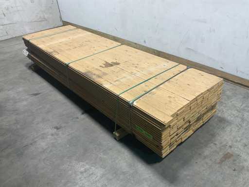 Spruce garden plank tongue and groove - 300x10x2.2 cm (300x)