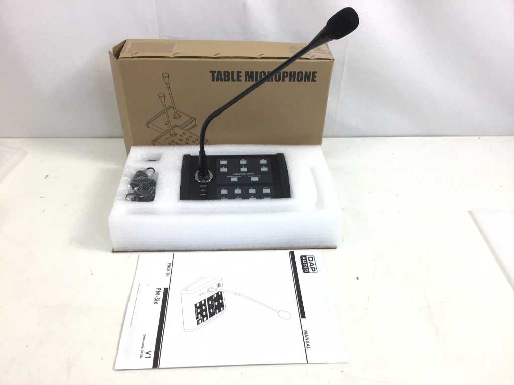 Dap audio Pm-six local control condensator microfoon Paging microfoon