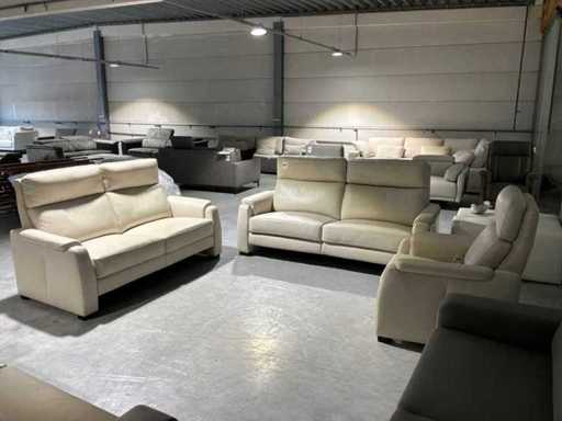 Ensemble de sièges électriques à fauteuil inclinable en 3 parties