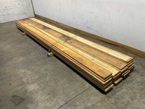 Gehobelte Fichtendiele 450x19,5x3 cm (24x)