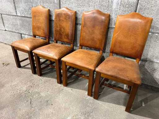 "Schafleder"-Sessel (4x)