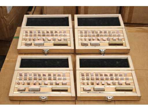 FREUTEK SDM0066 4x Set of Johnson Gauge Blocks 32 x 15 DIN861